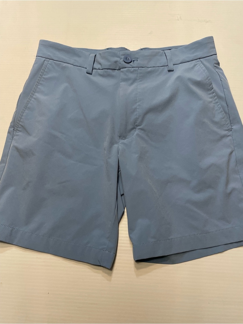 Vineyard Vines Mens Performance By Shep & Ian Shorts Sz 30 Sky Blue Logo